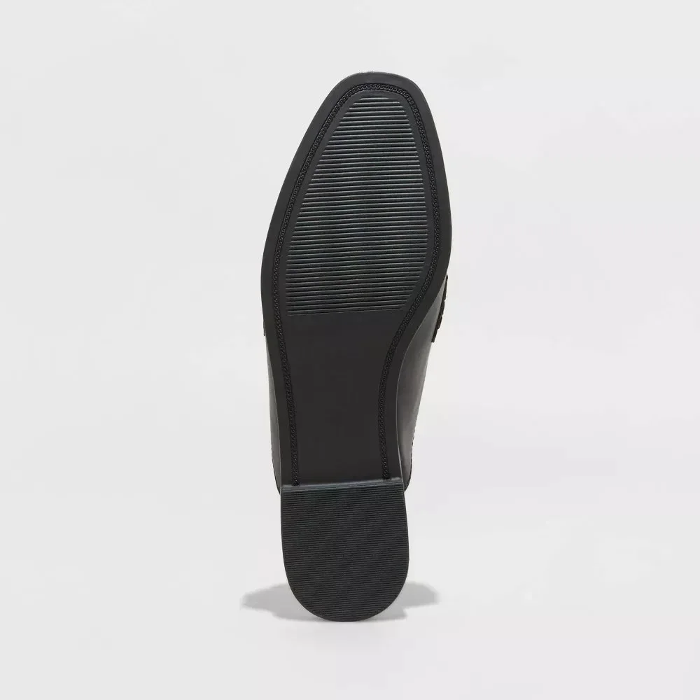 Women's A New Day Sandy Mule‎ Flats Black Size 6.5 New With Tags
